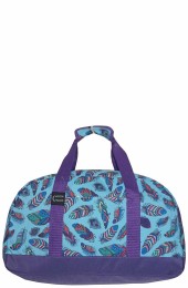 New Feather Printed Duffle Bag-FR2520/PUR